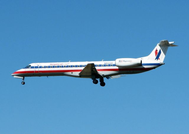 Embraer ERJ-135 (N802AE) - Arriving from DFW.