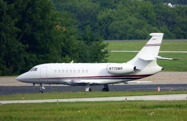 Dassault Falcon 20 (N770MR) - Shown here is a Dassault Falcon 2000 catching some Tarmac time in the Summer of 2018.