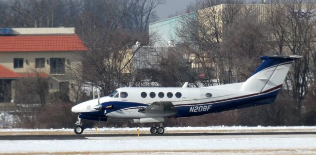 Beechcraft Super King Air 200 (N208F) - Shown here is a 1981 Beechcraft Super King Air 200 in the Winter of 2022.