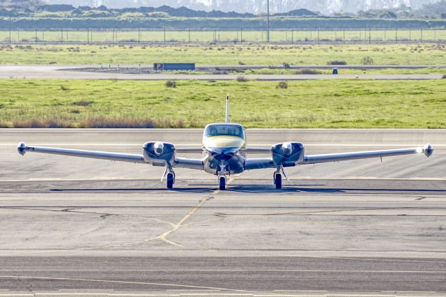 Piper PA-30 Twin Comanche (N777FS) - Piper PA-39 Twin Comanche at Livermore Municipal Airport, December 2021