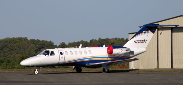 Cessna Citation CJ3 (N200DT) - Catching some tarmaac time is this 2009 Cessna Citation 525B in the Autumn of 2022.