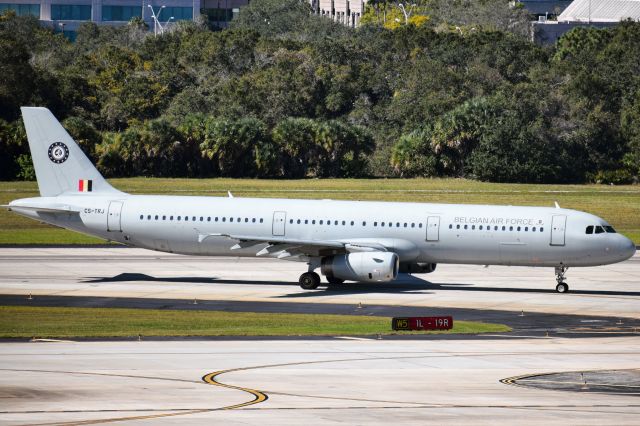 Airbus A321 (CS-TRJ) - Belgian Air Force (Belgian Air Component)br /Airbus A321-200 (VIP Transport) / Callsign: BAF632br /Route: Andrews AFB (KADW) to Tampa Intl (KTPA)