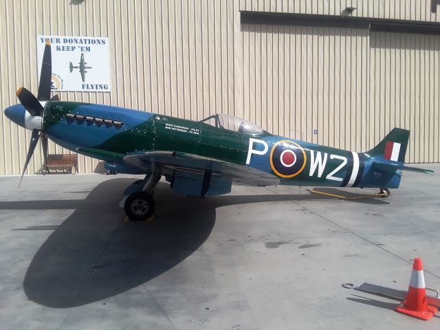 SUPERMARINE Spitfire (N114BP) - Supermarine Spitfire on display at Palm Springs Air Museum