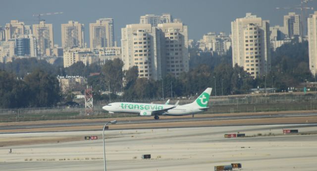 Boeing 737-800 (F-GZHA) - F-GZHA to Paris-Orly Takeoff Roll At Ben Gurion 6/2/17