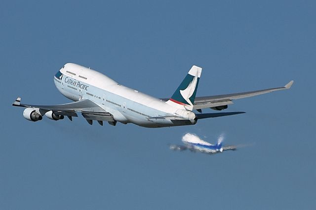 — — - Cathay Pacific departing off 25R, ANA departing off of 24L, you have to love LAX!