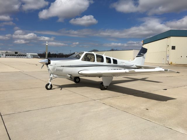 Beechcraft Bonanza (36) (N227LP) - On the ramp at KOSH