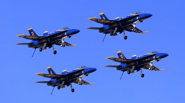 McDonnell Douglas FA-18 Hornet — - Blue Angels, Gear and Tail Hook - Reno Air Races 2016