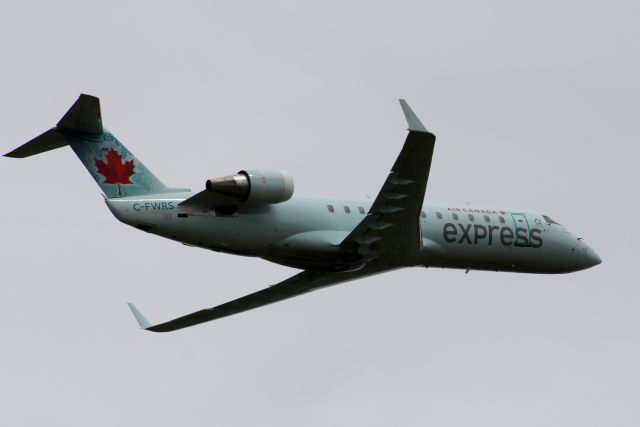 Canadair Regional Jet CRJ-100 (C-FWRS) - This CRJ is used mainly for short Toronto to East coast routes.