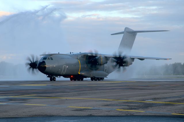 AIRBUS A-400M Atlas (CYL01) - 20201007 Arrival of the CT-01 A400m at Luxembourg-Findel