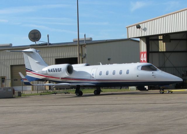 Learjet 60 (N459SF) - Parked at Shreveport Regional.