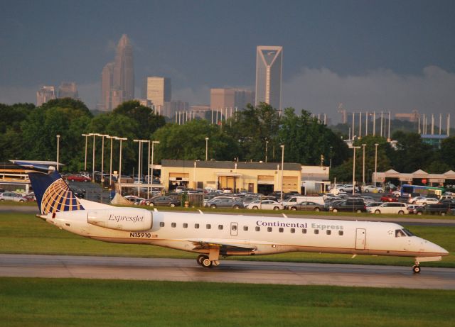 Embraer ERJ-145 (N15910) - Takeoff roll 18C after passing storm - 5/27/11