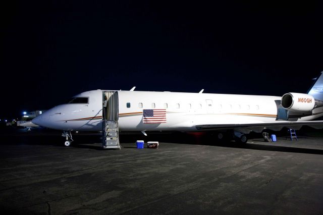 Canadair Regional Jet CRJ-200 (N60GH) - Tony Stewarts plane on 9/10/11 - the day before the 9/11 anniversary.  Richmond, VA