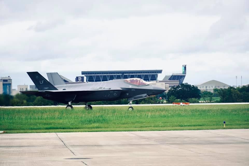 Lockheed F-35C — - F-35 in front of Kyle Field in College Station, TX 