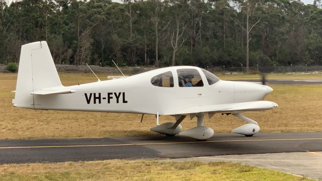 Vans RV-10 (VH-FYL) - I was taxing and my friend took the photo.