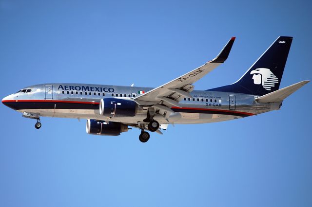 Boeing 737-700 (XA-QAM) - photo AeroMexico Boeing 737-752 XA-QAM (cn 34294/1761)  Las Vegas - McCarran International (LAS / KLAS) USA - Nevada, April 8, 2010 Photo: Tomás Del Coro Thanks to Orlando G Rivera Rivera