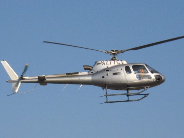 Eurocopter AS-350 AStar (N777CT) - Chopper lifting off from Santa Ana