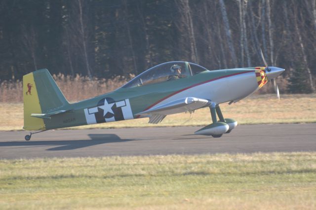 Vans RV-8 (N80AR) - Picture taken at N30 Cherry Ridge 24-Nov-2017