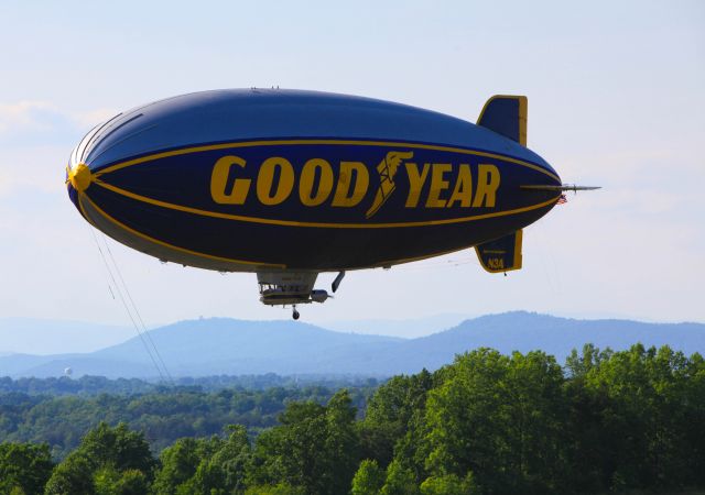 N3A — - Goodyear Airship at the Hickory Airport May 27 2013