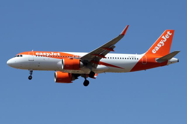 Airbus A320 (G-UZLD) - 09/07/2022: Flight fromk Luton (LTN) on final approach to runway 30.