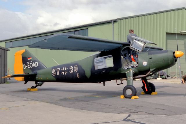 Dornier Fpl53 (D-EOAD) - Another part of the very impressive lineup due Eggebek Airday 2003, celebrating the German Naval Aviation. Operated by Reservistenkameradschaft Flugdienstbr /Dornier Do-27A4br /D-EOAD / 57+30 (cn 459)