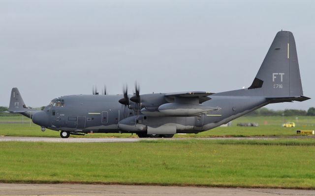 Lockheed C-130 Hercules (10-5716) - usaf hc-130j 10-5716 taxiing for dep from shannon 4/6/15.