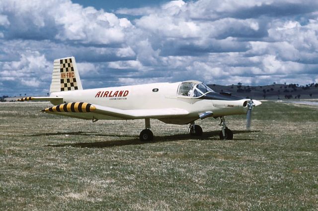 SARGENT-FLETCHER FU-24 (VH-FBC) - Fletcher FU-24 crop duster, Wagga-Wagga (YSWG) early 1960s.