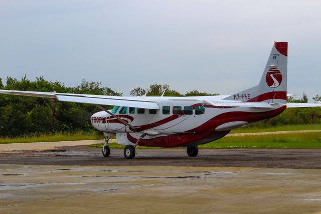 Cessna Caravan (V3-HHE) - Spotting at Placencia Airstrip.