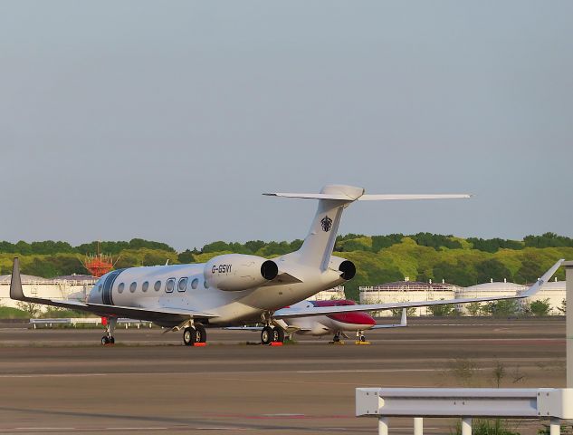 Gulfstream Aerospace Gulfstream G650 (G-GSVI) - Photo taken on May 25, 2023.