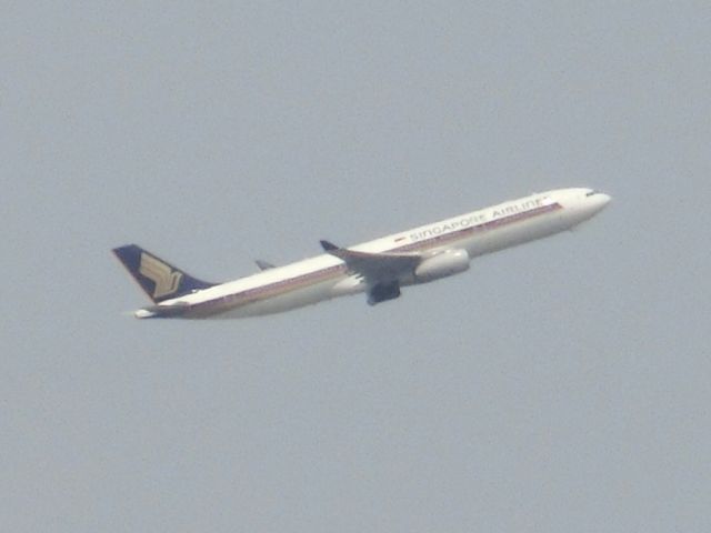 Airbus A330-300 — - 対岸から。