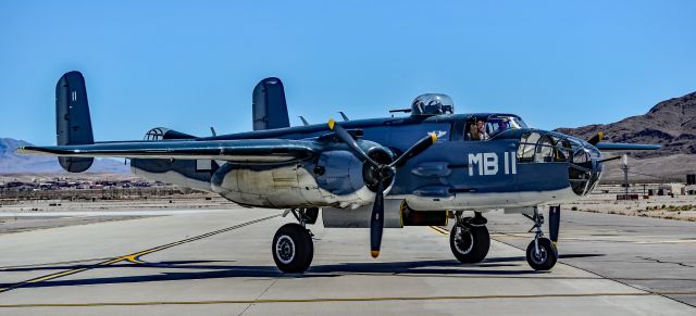 North American TB-25 Mitchell (N5865V) - N5865V North American B-25J s/n 108-34263 - Aviation Nation 2025br /Nellis Air Force Base KLSVbr /Photo: TDelCorobr /April 5, 2025