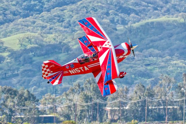 PITTS Special (S-2) (N15TA) - Aviat Pitts S-2C departing Livermore Municipal Airport (CA). March 2021