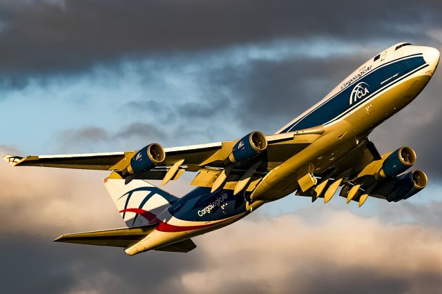 Boeing 747-400 (G-CLAA) - after thunderstorm