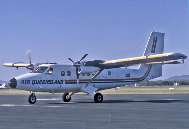 De Havilland Canada Twin Otter (VH-TGI) - AIR QUEENSLAND - DHC-6 TWIN OTTER 300 - REG VH-TGI (CN 283) - CAIRNS AINTERNATIONAL AIRPORT QUEENSLAND AUSTRALIA - YBCS 1986