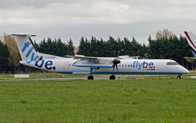 G-ECOE — - flybe g-ecoe dash 8 dep shannon for glasgow.