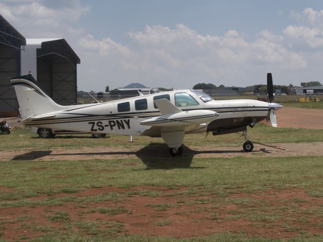 Beechcraft Bonanza (36) (ZS-PNY) - 1 FEB 2017.