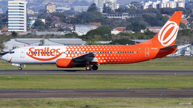 Boeing 737-800 (PR-GIT) - Dep RNY 11