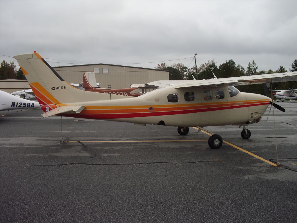 Cessna P210 Pressurized Centurion (N26859) - Pressurized Cessna 210 with a beautiful paint scheme.