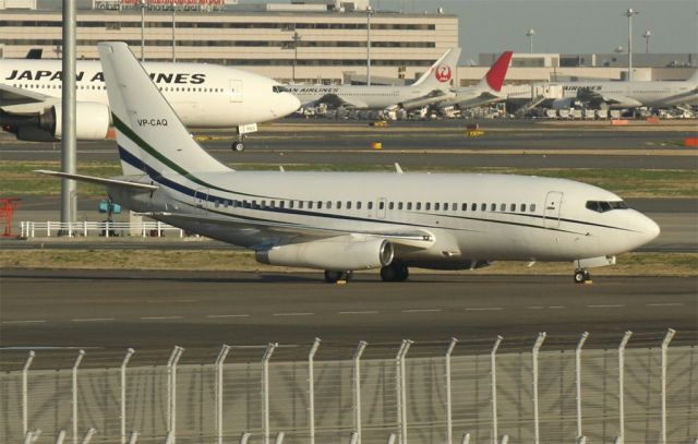 Boeing 737-200 (VP-CAQ) - VP-CAQ 737-2V6/adv(MSN:22431/LN:803) VP-CAQ ???-HND SPOTN7