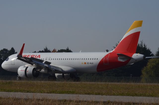 Airbus A320 (EC-NJU) - EC-NJU Just Arrived At LEVX From LEMD. 21-11-2021