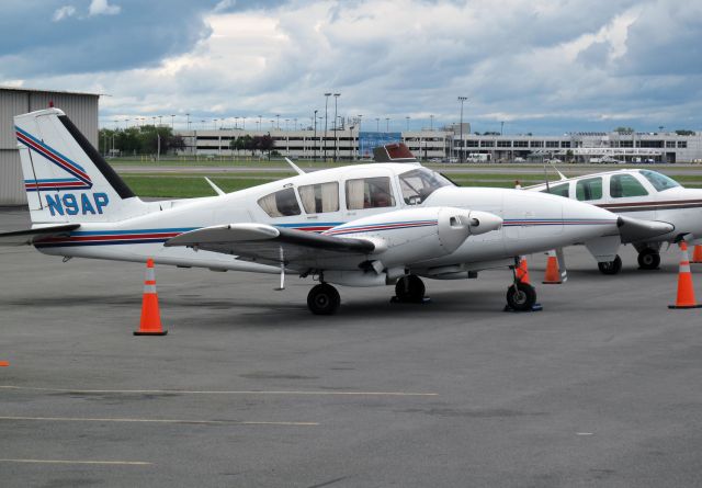 Piper Aztec (N9AP) - This aircraft has the best single engine perforance and safety in its class!