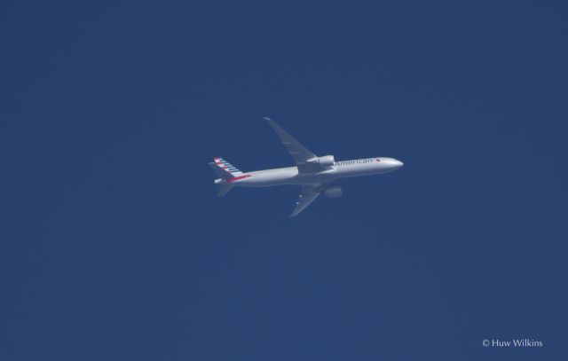 BOEING 777-300 (N728AN) - 27,000 ft Above Carmarthen Wales 29/1/19.