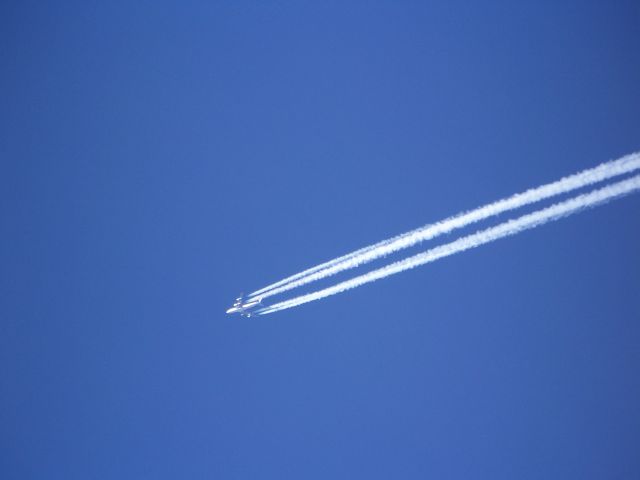 — — - Boeing 747 of some type-I am not sure on the airline