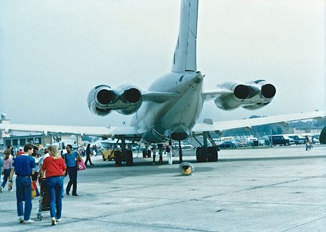 VICKERS VC-10 (SUW149) - Tail view of a British Air Force VC-10 on display at a NAS New Orleans Air Show