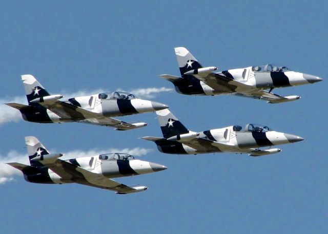 Aero L-39 Albatros (N135EM) - At Barksdale Air Force Base.