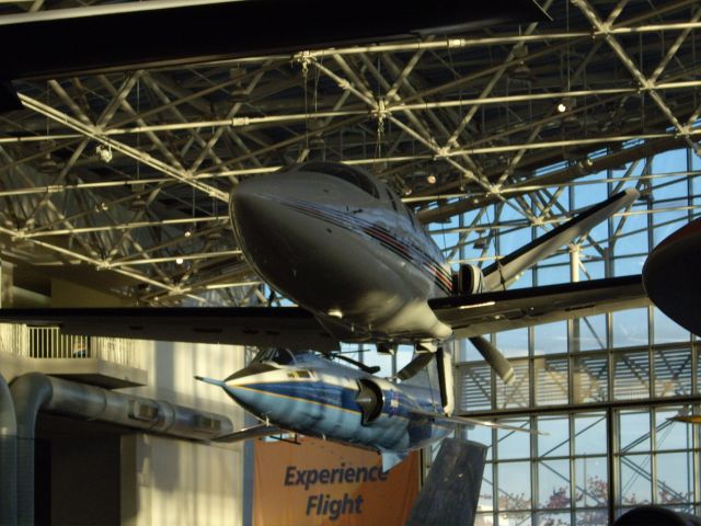 Experimental 100kts-200kts (N626BL) - Lear Fan at the Museum of Flight in Seattle, WA.