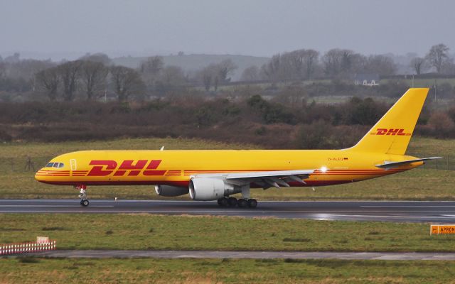 Boeing 757-200 (D-ALEQ) - dhl b757-2 d-aleq after landing at shannon 20/1/18.