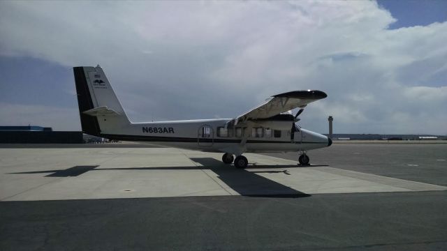 De Havilland Canada Twin Otter (N683AR) - ON THE NIFC RAMP AFTER PROFICIENCY JUMPS (05/2015).