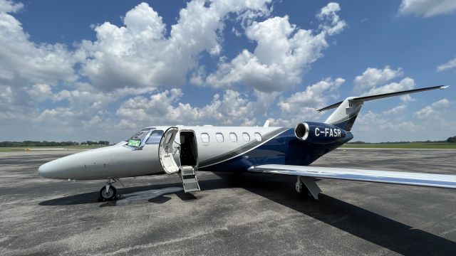 Cessna Citation CJ2+ (C-FASR) - Flight Line, KCKV, 25 June 2023