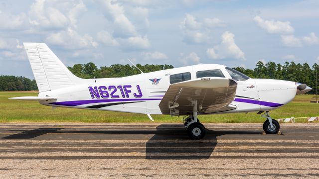 Piper Cherokee (N621FJ) - Stephen F. Austin State University's "Flying Jacks" trainer.