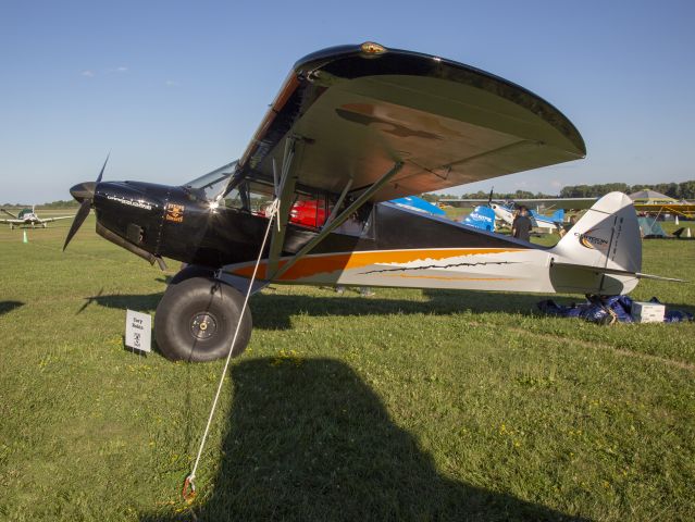 Piper L-21 Super Cub (N371RJ) - 24 JUL 2018. No location as per request of the aircraft owner. But its a cool place...